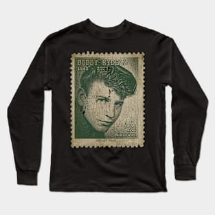 Engraved Vintage Style - Bobby Ridell Long Sleeve T-Shirt